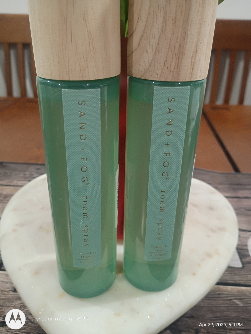 Sand + Fog Room Sprays Pistachio Dream~ 3.38 fl oz (2)